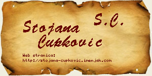 Stojana Čupković vizit kartica